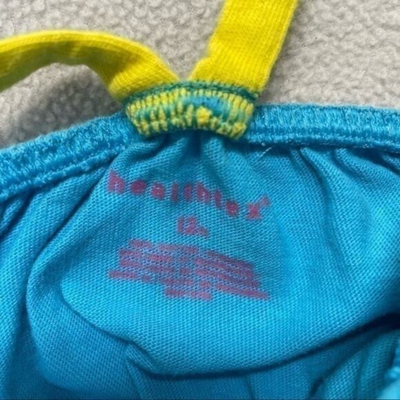 Healthtex Blue and Yellow Smocked Tank Top Size 9 Months - Picture 4 of 7